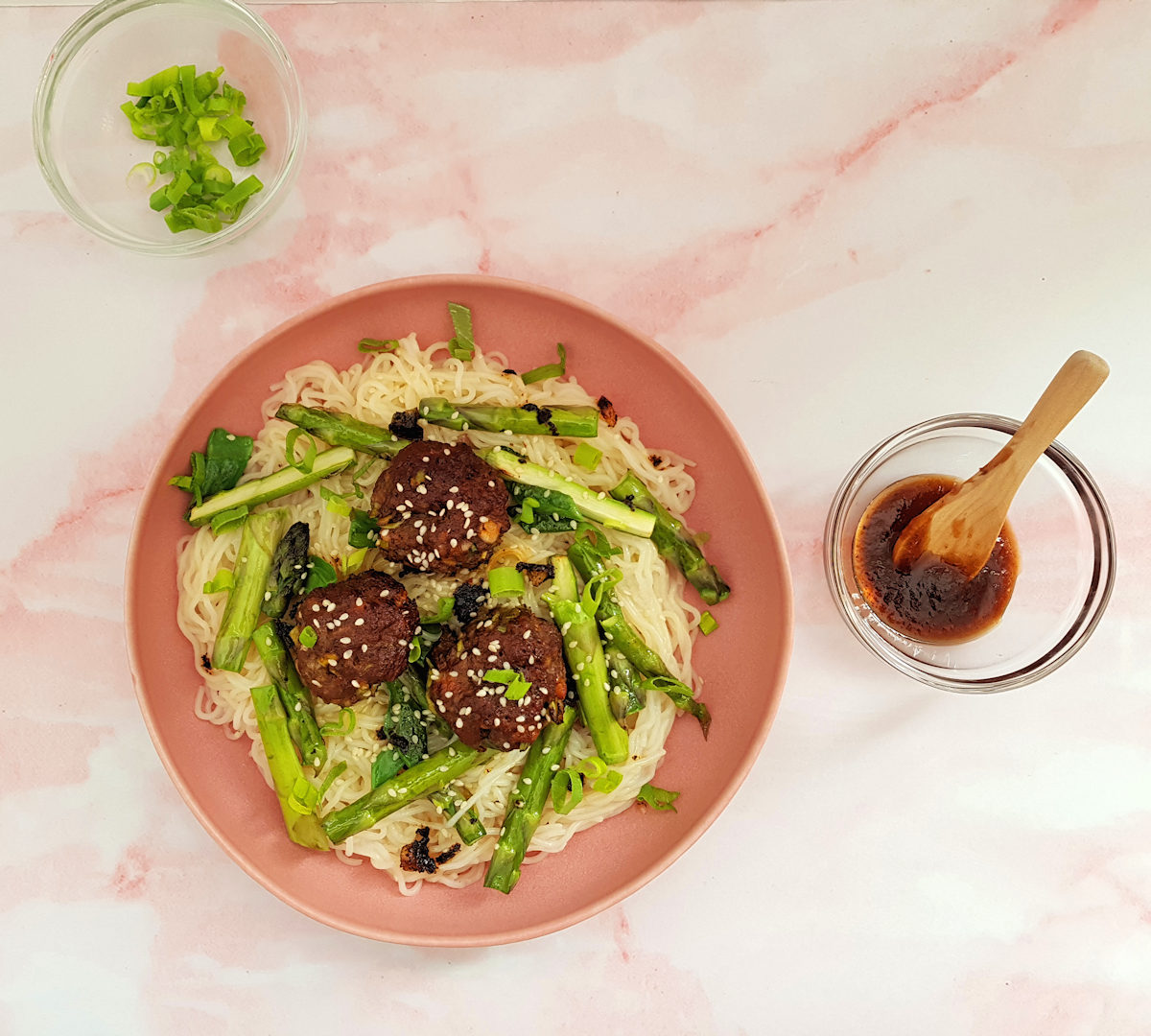 Korean BarbecueStyle Baked Meatballs Recipe Cuisine Fiend